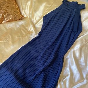 Deep Blue Sexy Dress